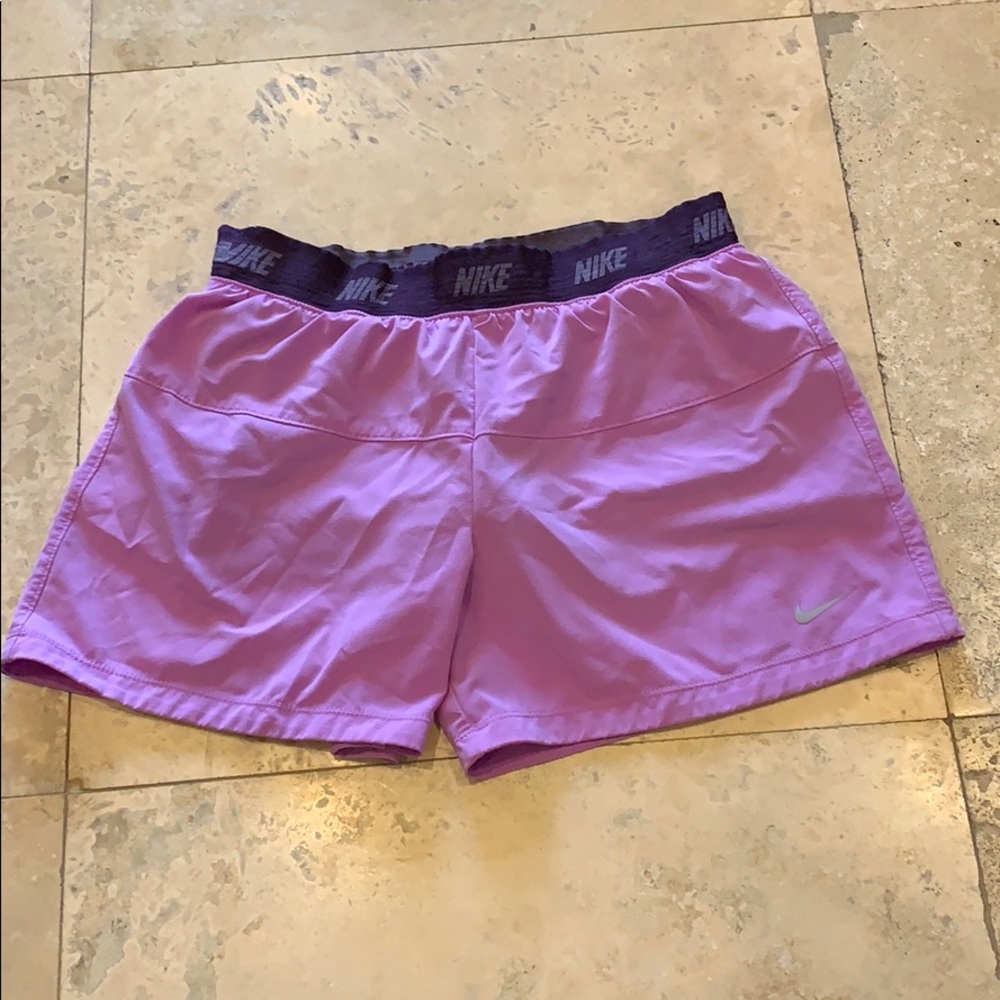 Nike Dri-Fit Purple Shorts for Girls (Large)